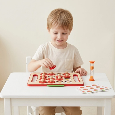 Jeu de memoire facile à installer , pensée Montessori