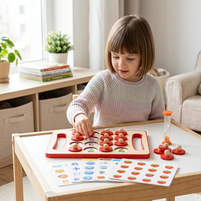 Jeu de memoire pour bambin de 2-5 ans développe la mémoire visuelle