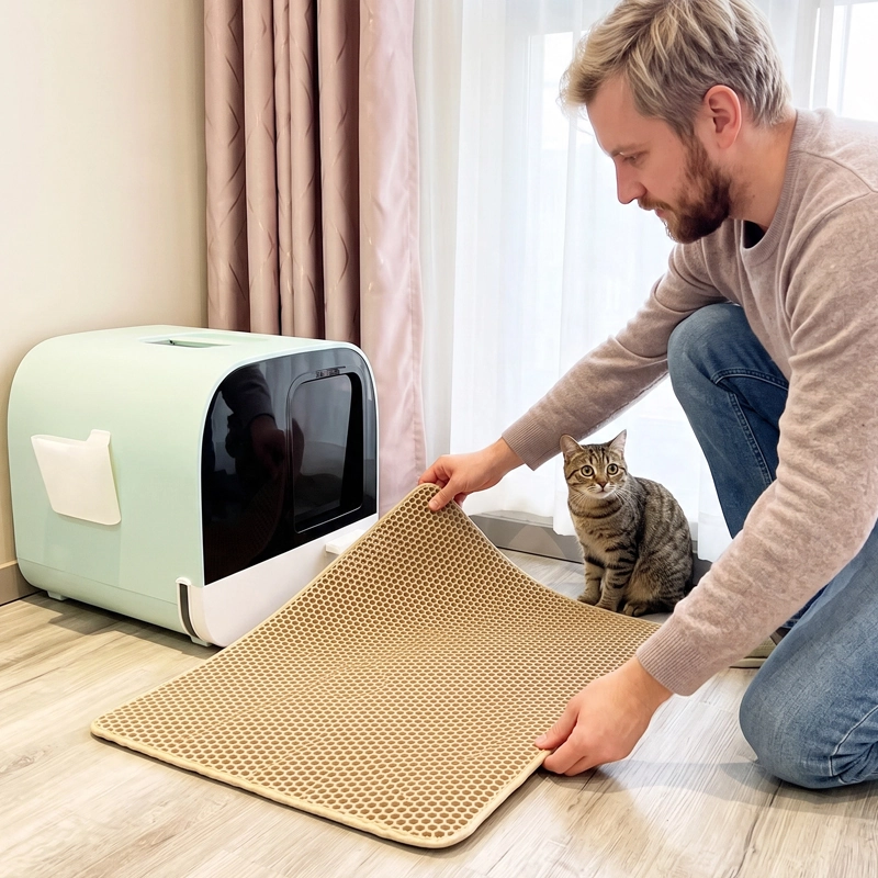 Tapis litière Chat
