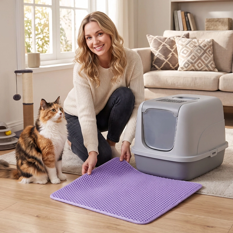 Tapis litière Chat