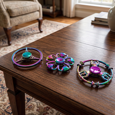 Hand spinner irisé pour enfant