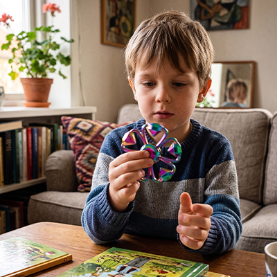 Hand spinner métallique durable