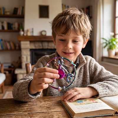 Hand spinner silencieux pour concentration