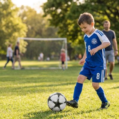 Ballon foot pour enfant avec étoiles, qualité excellente, robuste et bonne durabilité