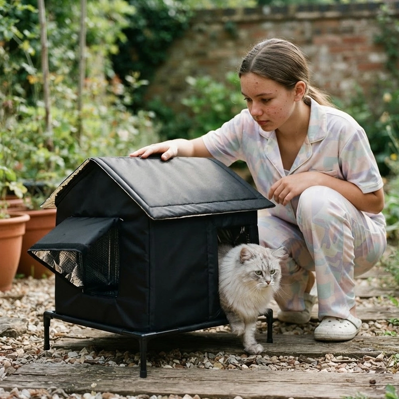 Niche pour Chat extérieur