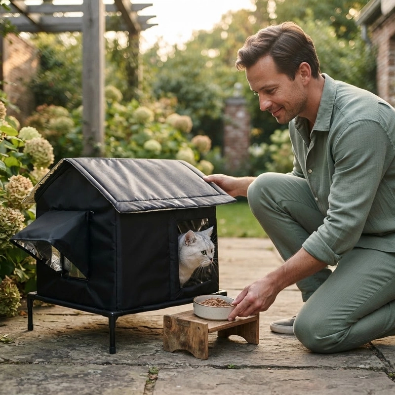 Niche pour Chat extérieur