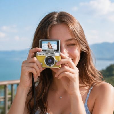Appareil photo enfant 10 ans miniature et mignonne ses fonctions sont bien réelles