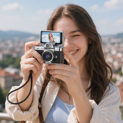 Mini Appareil photo enfant 10 ans le cadeau idéal très populaire auprès des jeunes de 10-16ans