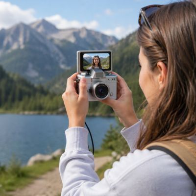 Appareil photo enfant 10 ans cadeaunumérique pour fille et garçon de 10-16 ans pop de l'école