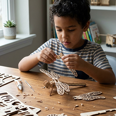 Puzzle 3d Montessori scientifique sur le thème des insectes  enfant 6+ans